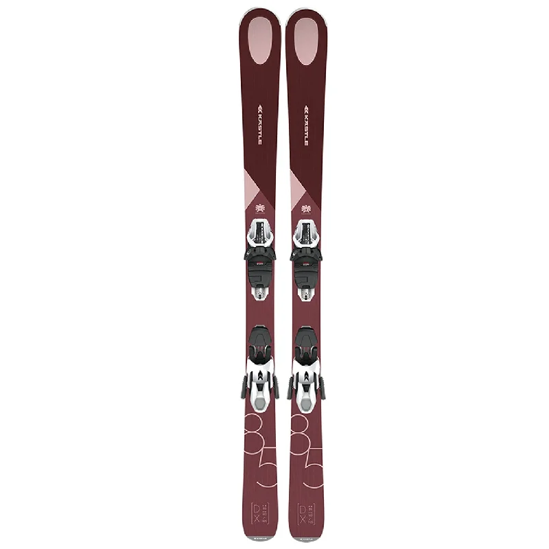 Skis with maple tones-2022 Kastle DX85 Womens Ski with K10 SLR GW Binding