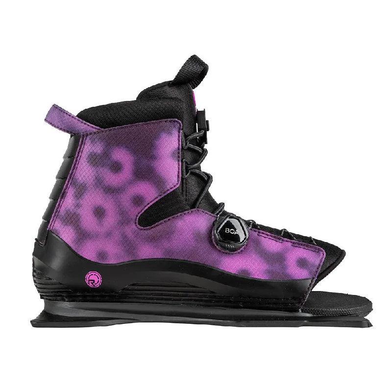 Skis with alpine logos-2022 Radar Lyric BOA Boot