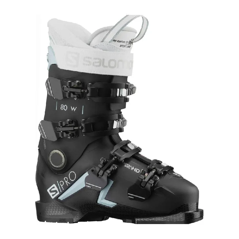 Ski boots for snowy peaks-Salomon S/Pro 80 W CS GW Womens Snow Ski Boots