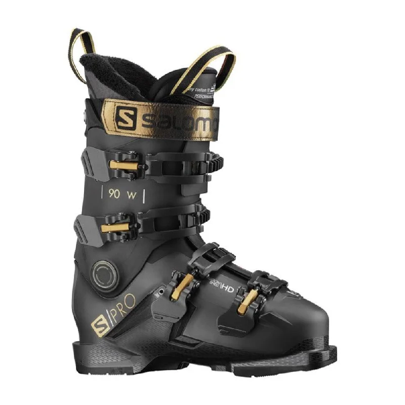 Ski boots for resort stays-Salomon S/Pro 90 W GW Womens Snow Ski Boots