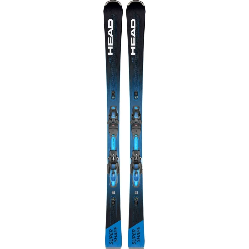 Skis for easy trails-2023 Head Supershape E-Titan Ski with PRD12 Binding