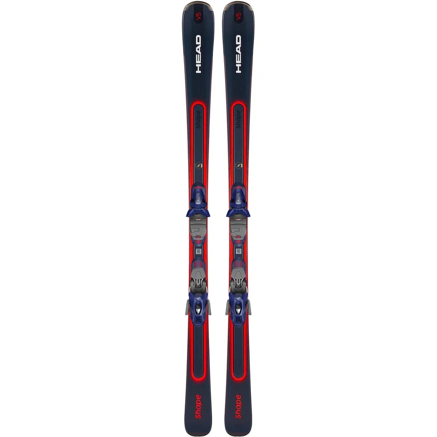 Skis for endurance trails-2025 Head Shape e-V5 AMT-PR Snow Skis w/ PR 11 GW Bindings