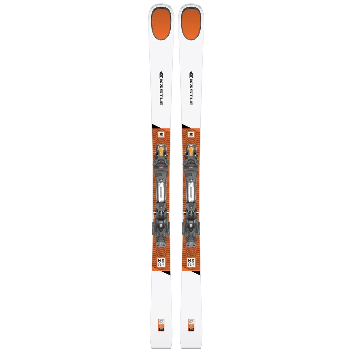 Skis with sturdy edges-2024 Kastle MX88 with K14 Attack Binding