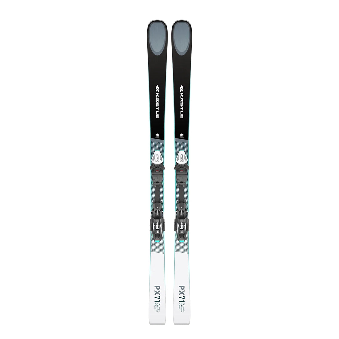 Skis with cool prints-2024 Kastle PX71 with K11 PRW Binding