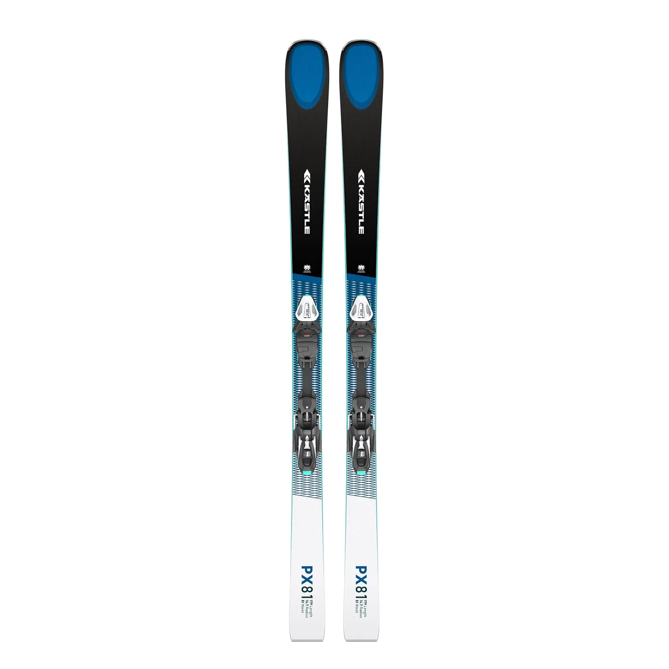 Skis with kapok cores-2024 Kastle PX81 with K11 PRW Binding