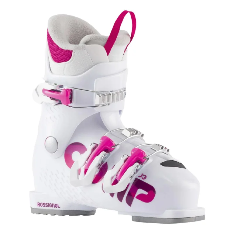 Ski boots for amateur racing-Rossignol Comp J3 White Junior Ski Boots