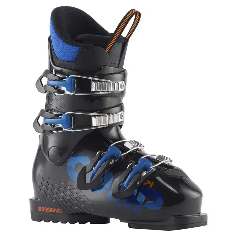 Ski boots for junior racers-Rossignol Comp J4 Black Junior Ski Boots