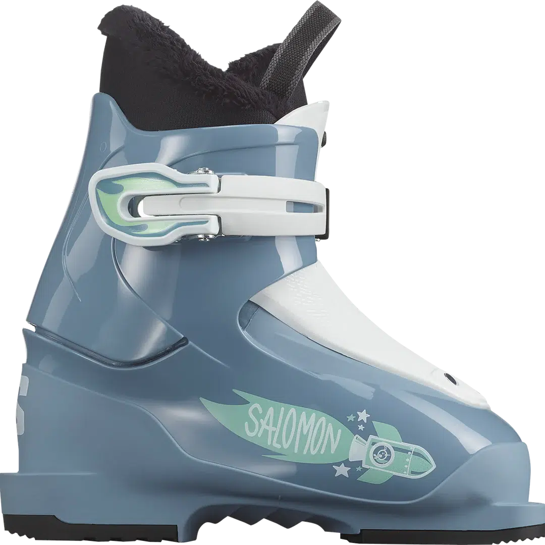 Ski boots for ski swaps-2024 Salomon T1 Junior Ski Boots - Blue