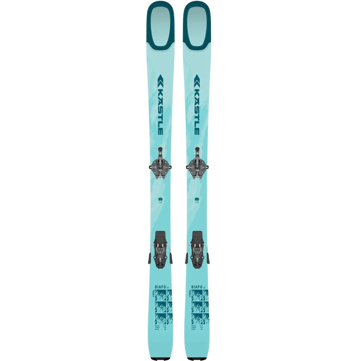 Skis for dusk trails-2025 Biafo 88 Touring Ski with Pro Climbing Skins