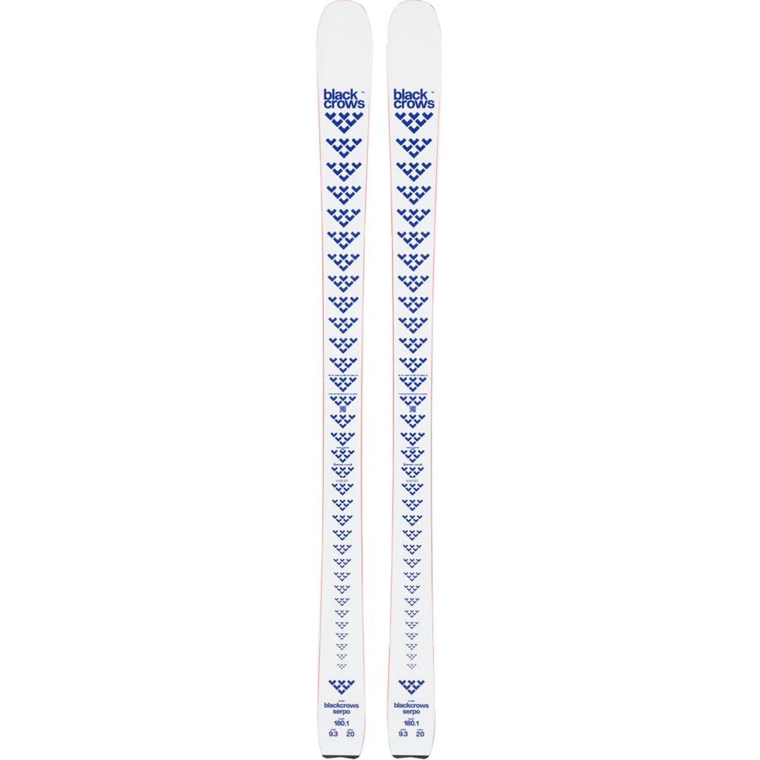 Skis with non-slip tips-2025 Black Crows Serpo