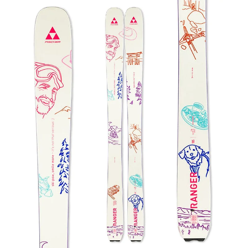 Skis for narrow profiles-2025 Fischer Ranger 108 - Kyle Smaine Tribute Skis