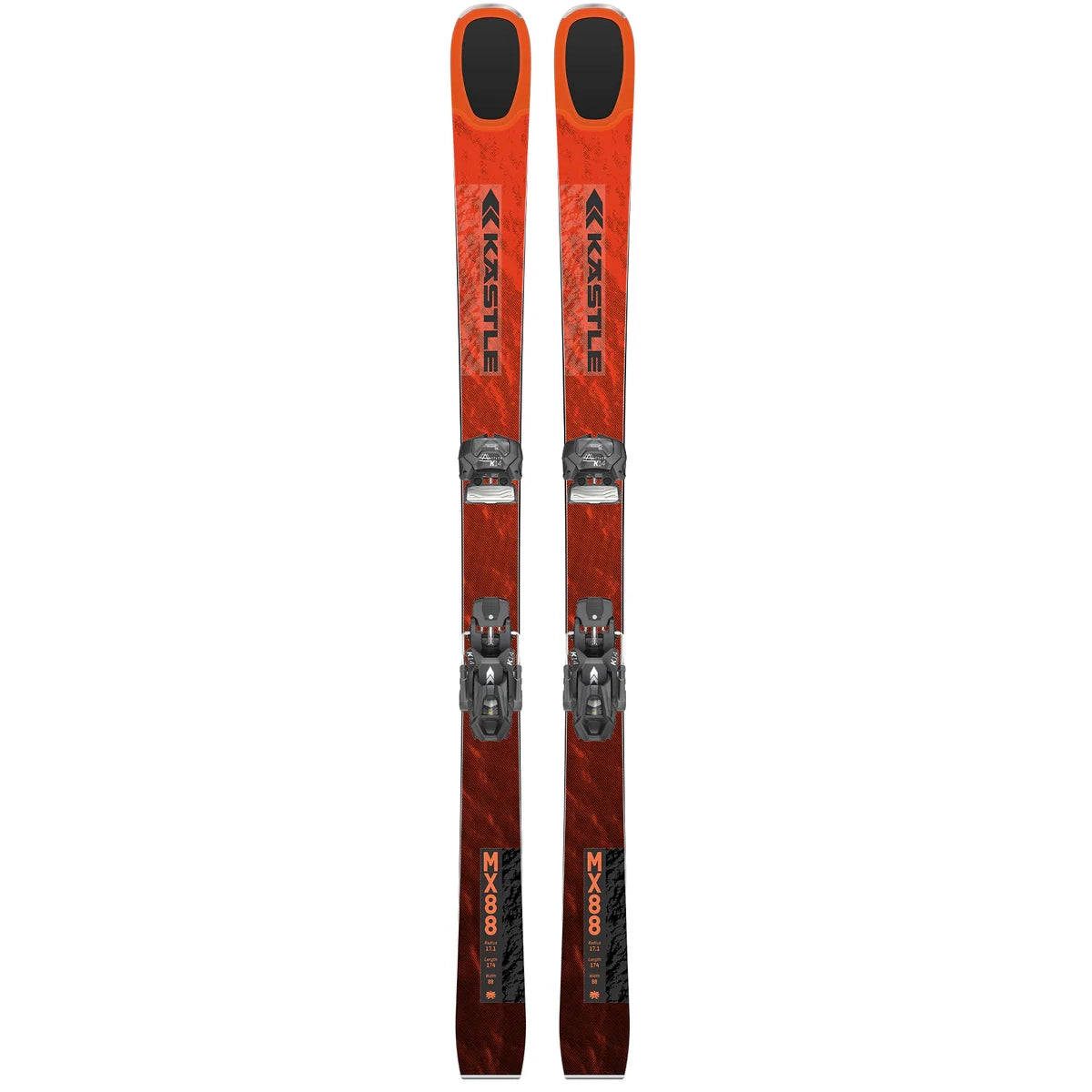 Skis with wide widths-2025 Kastle MX88 Ski with Attack 14 Binding