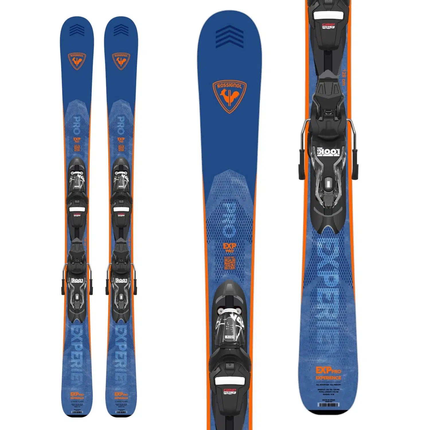 Skis for quick tours-2025 Rossignol Experience Pro Skis w/ Xp7 Bindings