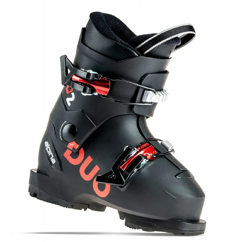 Ski boots for ski lessons-Alpina Kids' Duo 2 Ski Boots 2023