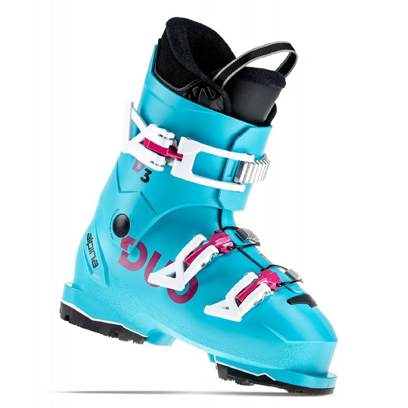 Ski boots for performance-Alpina Kids' Duo 3 Girl Ski Boots 2023