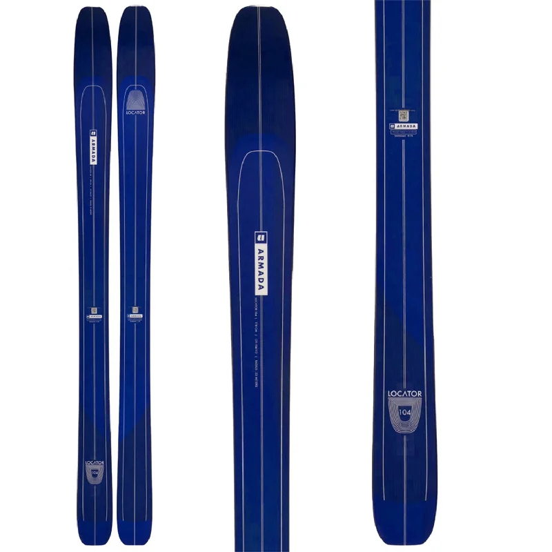 Skis for smooth descents-Armada Locator 104 Skis (Ski Only) 2024