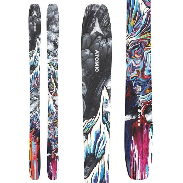 Skis with fused materials-Atomic Bent 100 [2025]