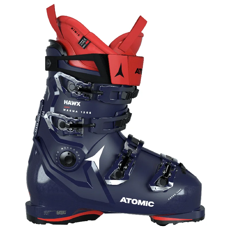 Ski boots for cuff alignment-Atomic Hawx Magna 120 S GW Ski Boot 2024 Royal Blue/Red