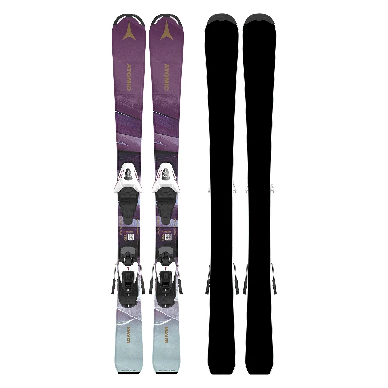 Skis for icy mornings-Atomic Kids Maven Girl 100-120 + C 5 GW LA Ski 2025