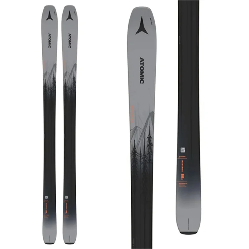 Skis with dense edges-Atomic Maverick 88 Ti Skis (Ski Only) 2024