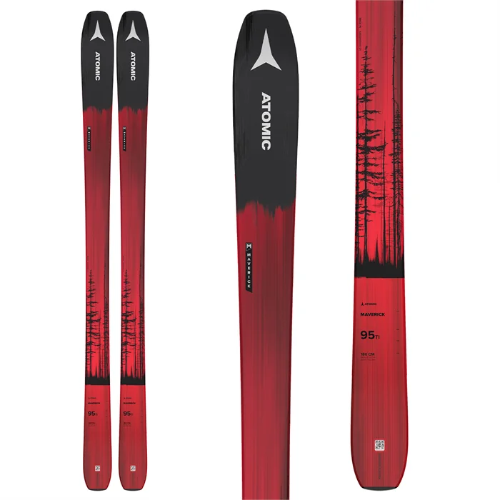 Skis with plush bases-Atomic Maverick 95 Ti [2022]