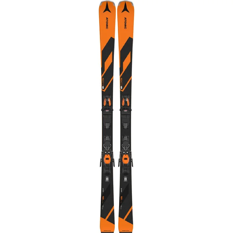 Skis for sticky slopes-Atomic Redster Q5 Skis w/M 10 GW Black/Orange Bindings 2025