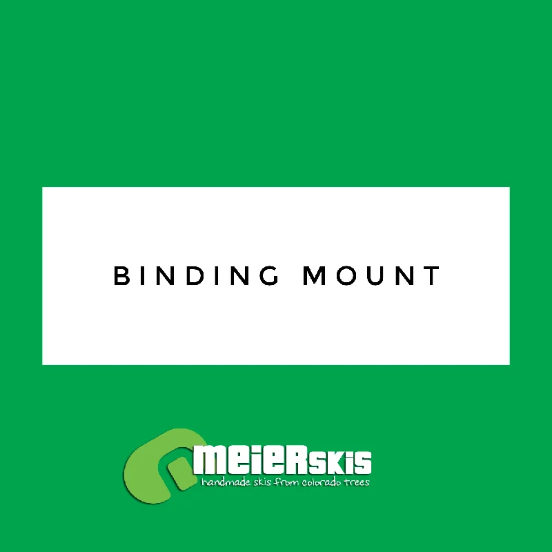 Ski Bindings in matte silver-Binding Mount In Denver, Colorado