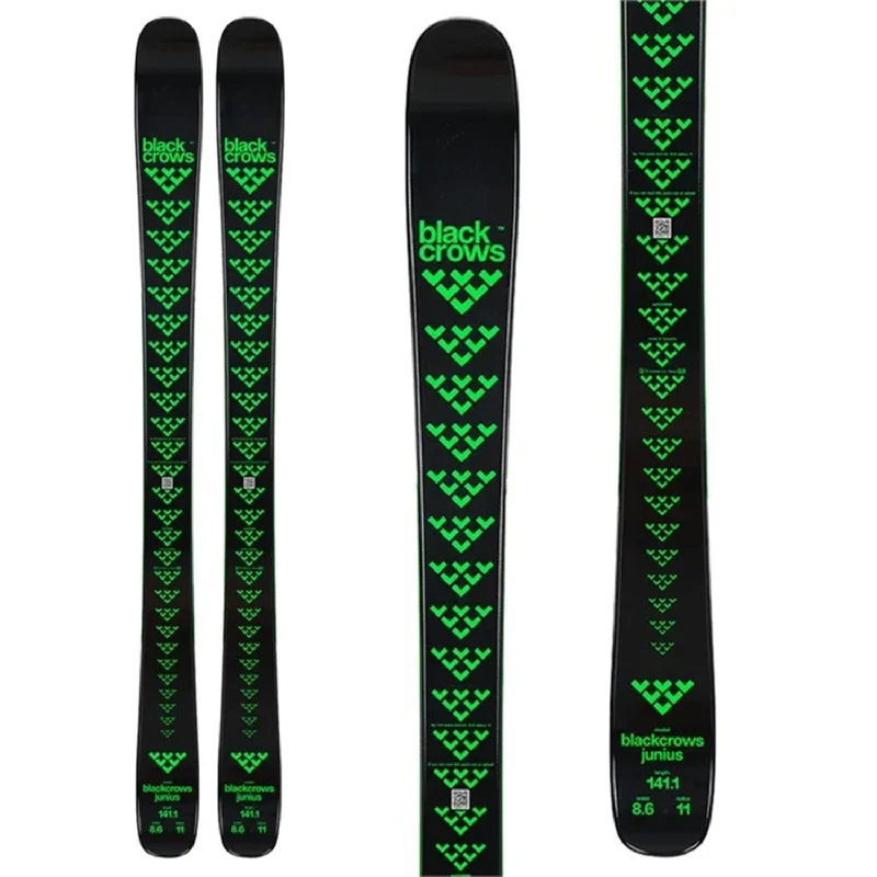 Skis with grip bases-Black Crows Kids' Junius Skis (Ski Only) 2024