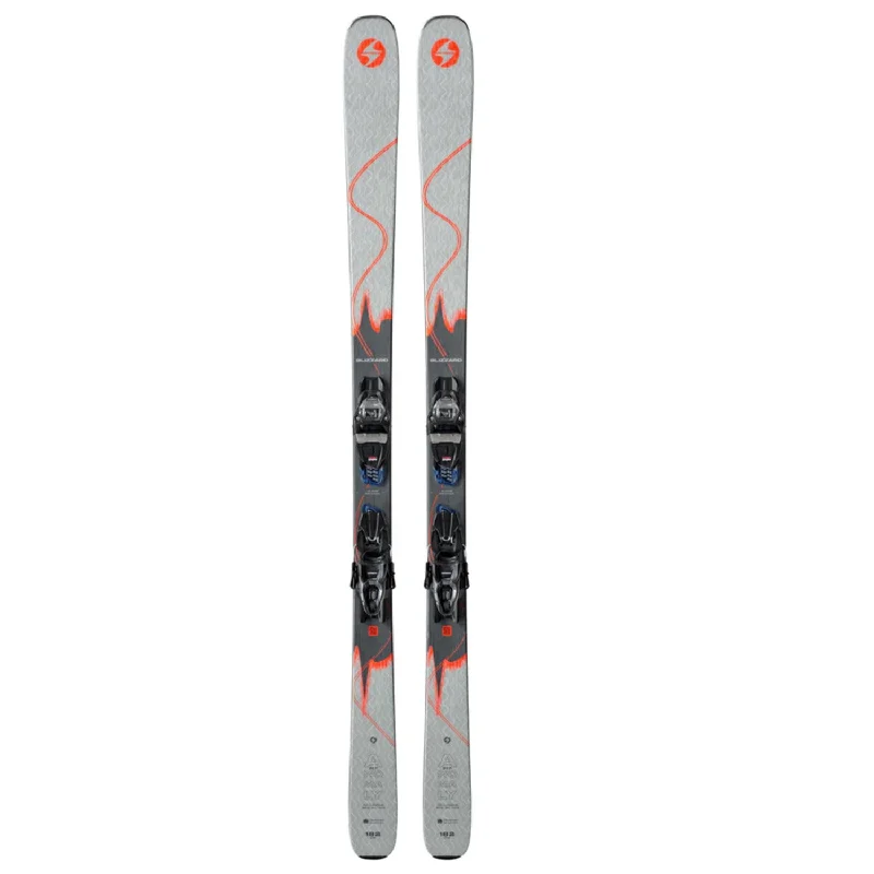 Skis with bold logos-Blizzard Anomaly 84 R Skis w/TPC 10 Demo Bindings 2025