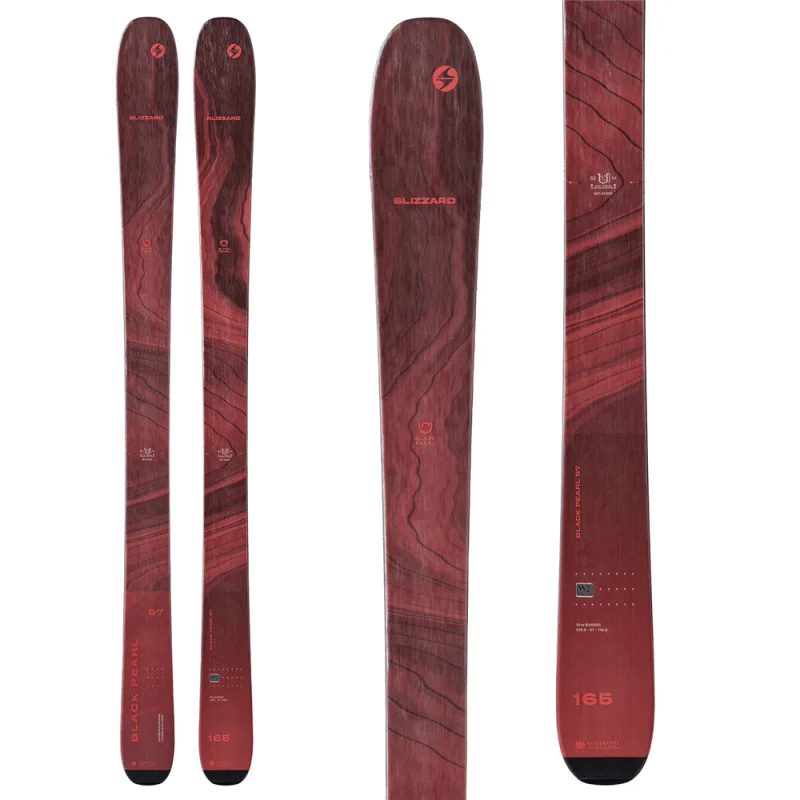 Skis with hybrid tips-Blizzard Black pearl 97 2024