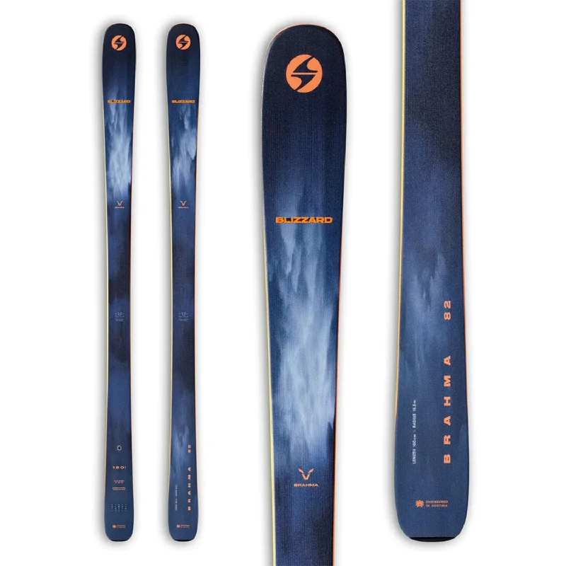 Skis with thick bases-Blizzard Brahma 82 Skis (Ski Only) 2024