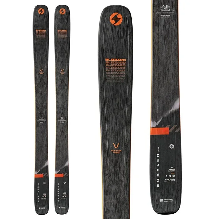 Skis with ripple designs-Blizzard Rustler Team JR [2024]