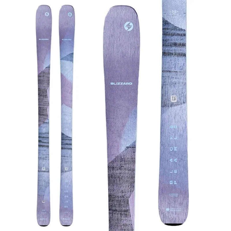 Skis with amber hues-Blizzard Women's Black Pearl 88 Skis (Ski Only) 2025