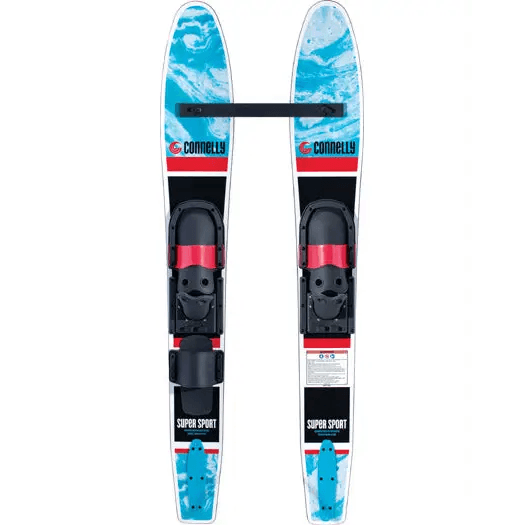 Ski Bindings with bold shapes-Connelly 2023 Super Sport Junior Water Skis Bindings (55")