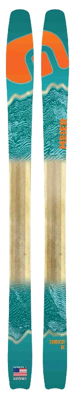 Skis with satin edges-Crosscut BC