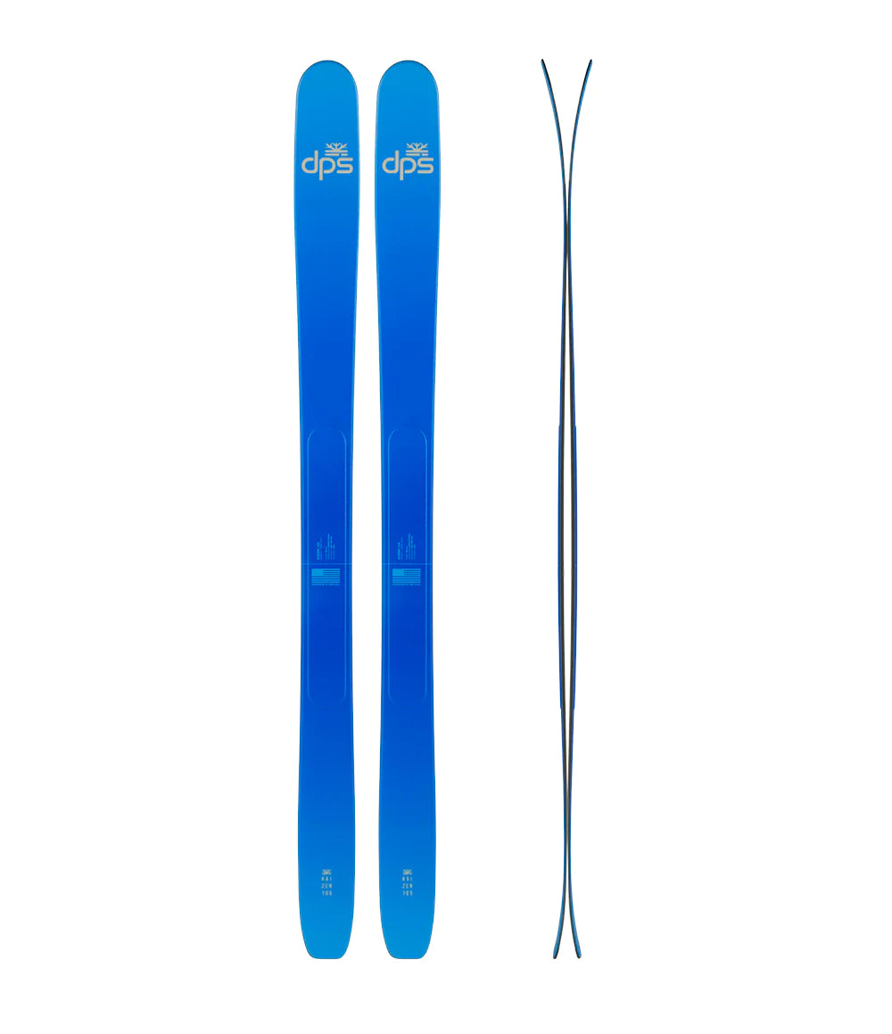 Skis for easy runs-DPS Carbon Kaizen 105 Skis 2025