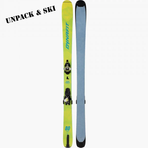 Skis with bold patterns-Dynafit Youngstar Ski Set