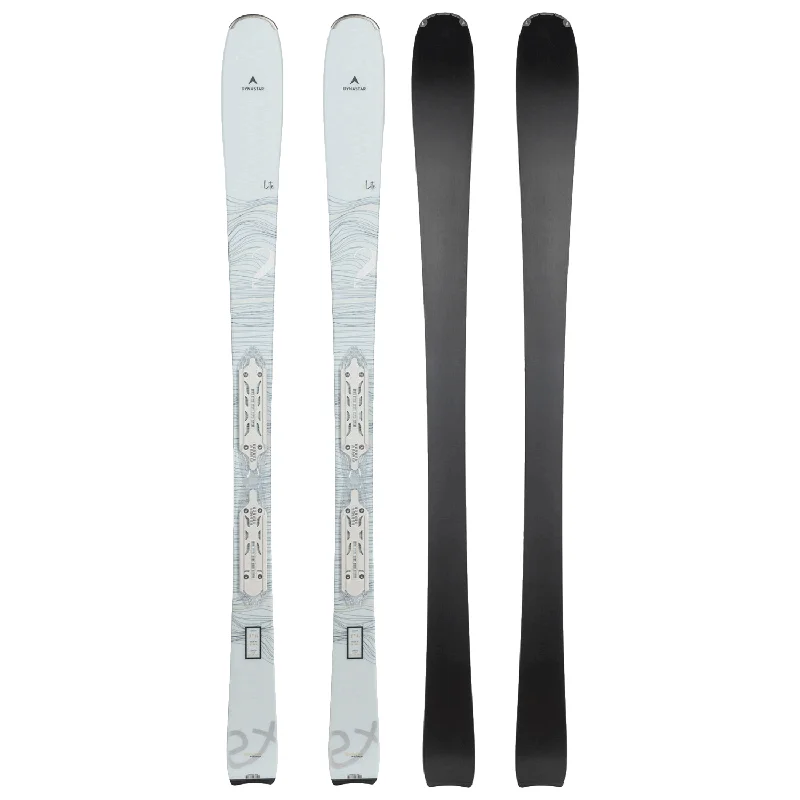 Skis for winter valleys-Dynastar Women's E Lite 2 Ski + XP10 Binding 2024