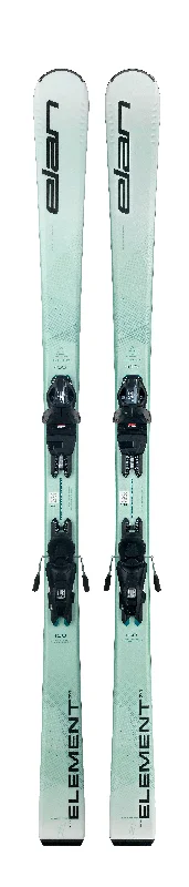 Skis for sunny cliffs-Elan Element 74 W Skis W/ EL 9 Bindings - 2025