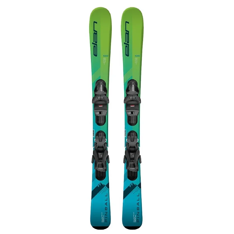 Ski Bindings for long peaks-Elan Pinball Team JRS Skis W/ EL 7.5 Bindings - 2025