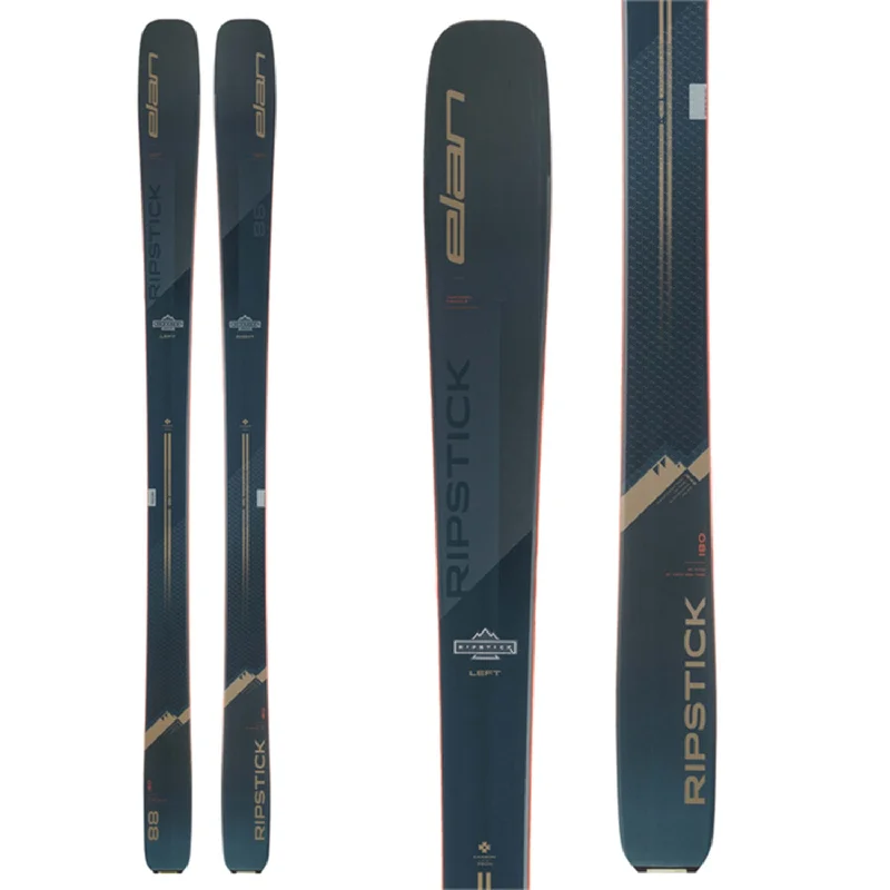 Skis with waxable tips-Elan Ripstick 88 Skis (Ski Only) 2024