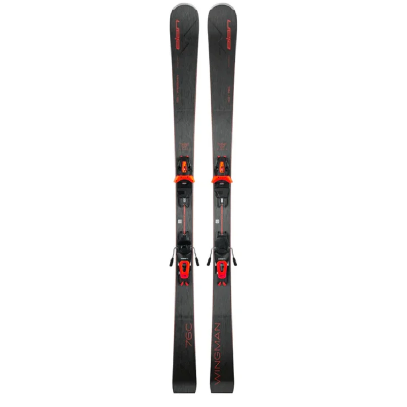 Skis for ridge tours-Elan Wingman 76 C PS Skis w/EL 10.0 GW Shift BLK/RED Bindings 2025