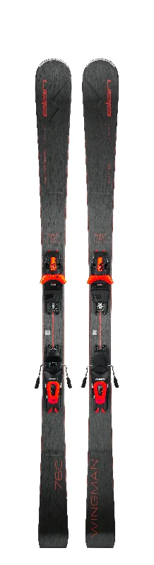 Skis for wide turns-Elan Wingman 76 C Skis W/ EL Bindings - 2025