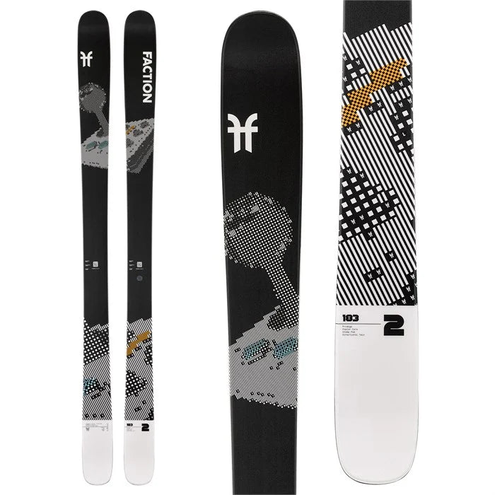 Skis with birch tones-Faction Prodigy 2 - 2025