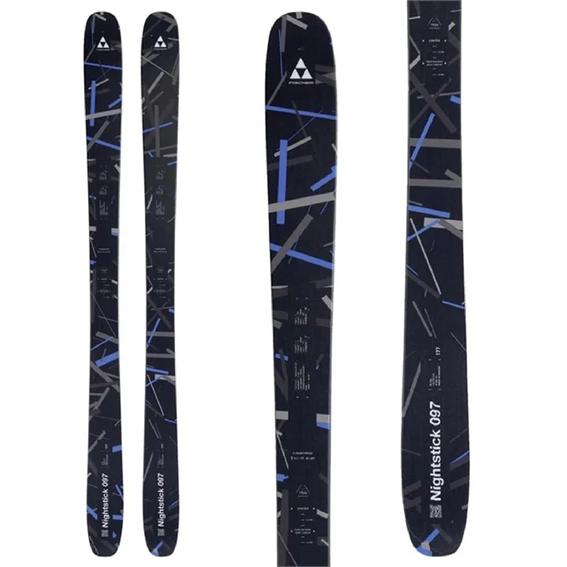 Skis with alpine logos-Fischer Nightstick 97 Skis (Ski Only) 2025