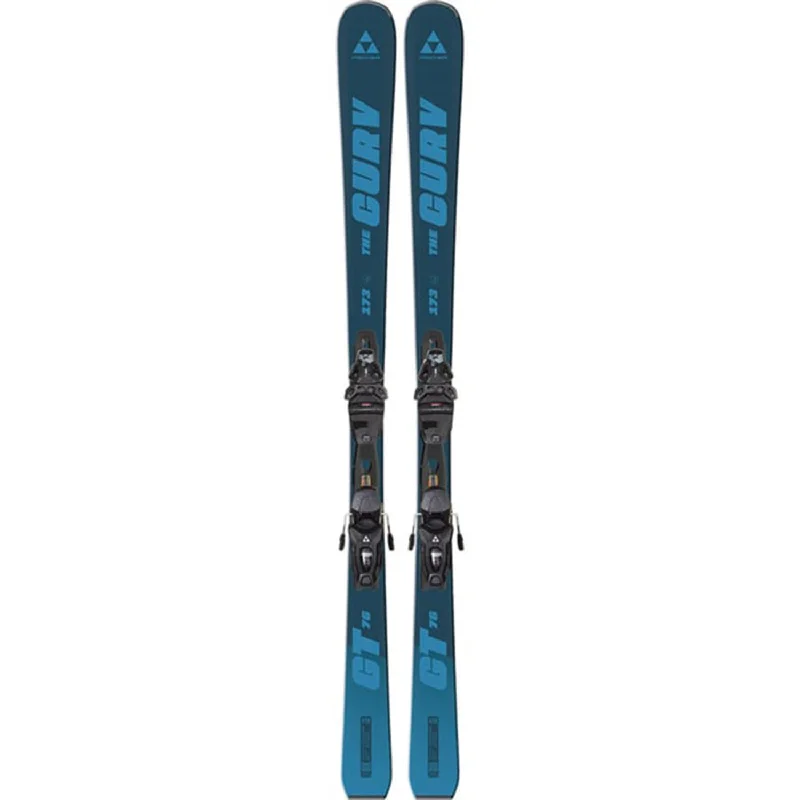 Skis for dusk runs-Fischer XTR The Curv GT 76 Skis w/RSW 10 GW Powerrail Bindings 2025