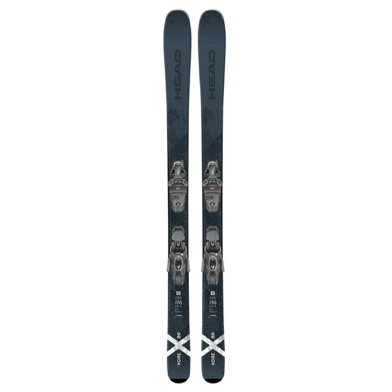 Skis for icy mornings-Head Kore X 80 LYT-PR Skis w/Protector PR 11 GW 85 Black Bindings 2025