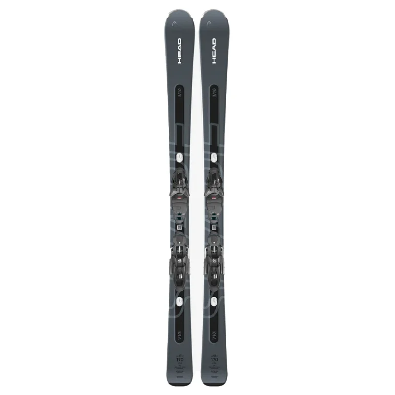 Skis for endurance trails-Head Shape E-V10 Skis w/PR 11 GW 90 Black Bindings 2025