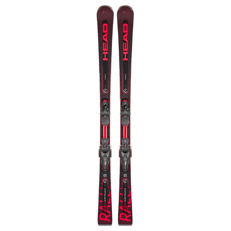 Skis for sticky trails-Head Supershape e-Rally Skis w/PRD 12 GW 85 Black Bindings 2024