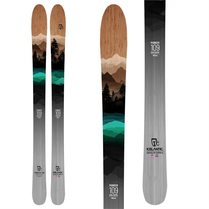 Skis with tangerine hues-Icelantic Pioneer 109 [2022]